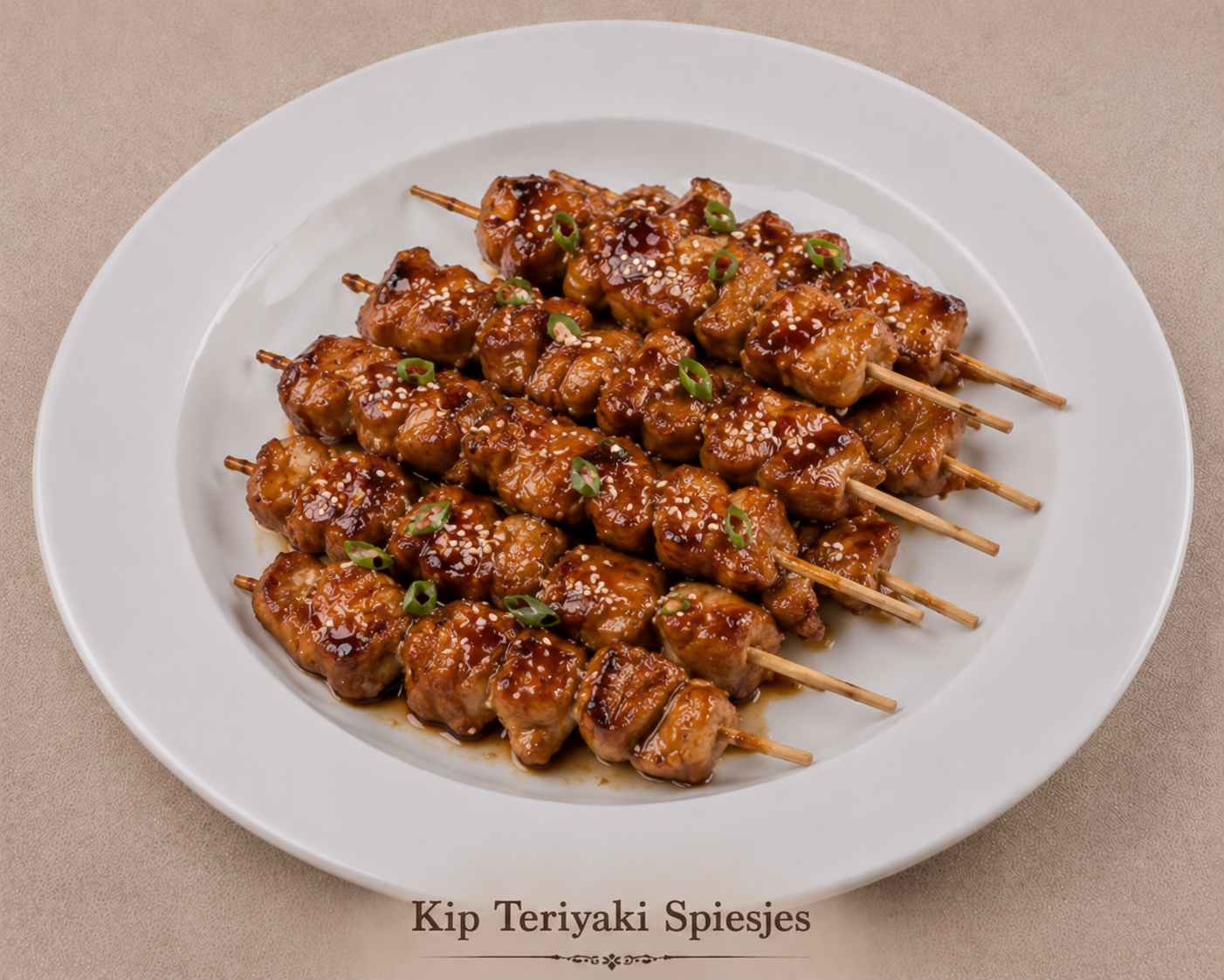 Kip teriyaki spiesjes