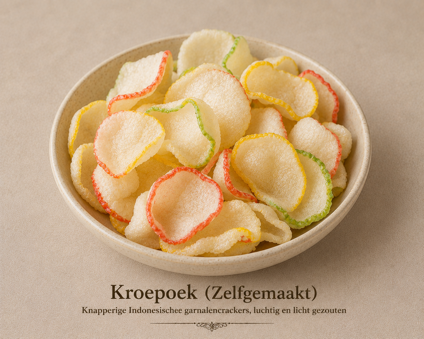 Zelfgemaakte kroepoek